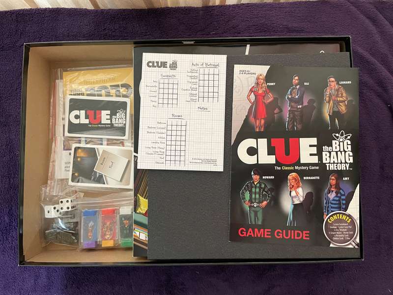The Big Bang Theory CLUE The Classic Mystery Board Game