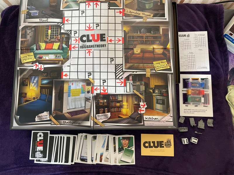 The Big Bang Theory CLUE The Classic Mystery Board Game