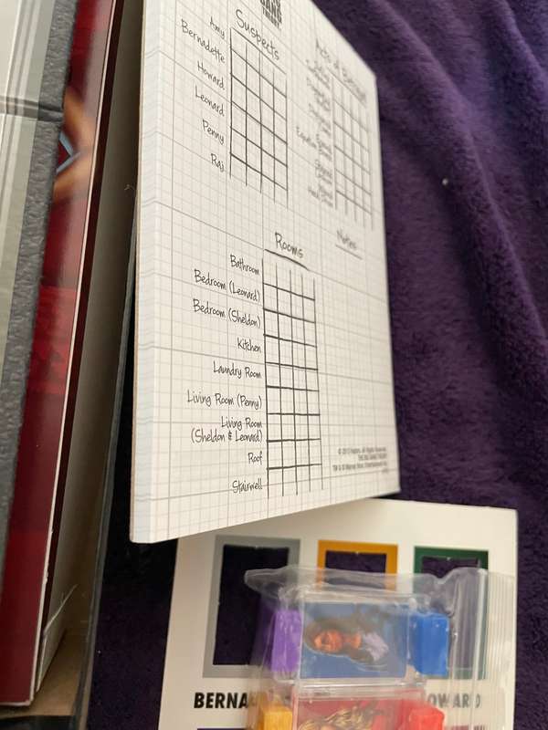 The Big Bang Theory CLUE The Classic Mystery Board Game