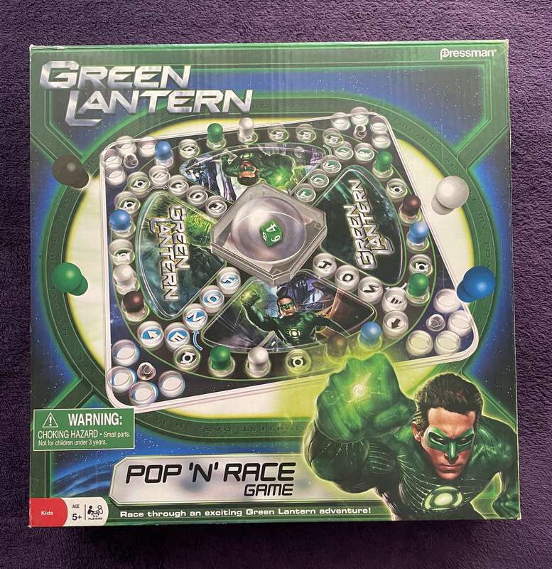 Green Latern Pop 'N' Race Game