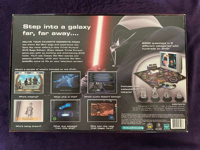 Trivial Pursuit DVD Star Wars Saga Edition
