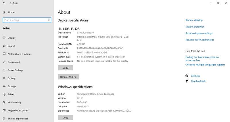 Sansui Notepad - ITL 1403-I3 128
