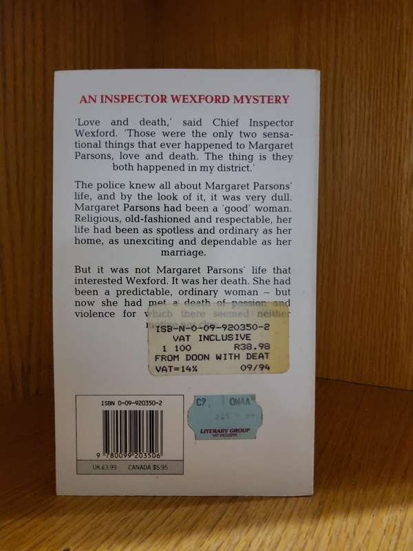 From Doon with Death by Ruth Rendell