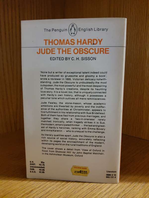 Jude the Obscure by Thomas Hardy