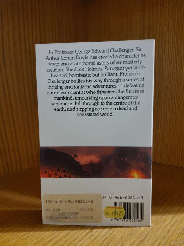 The Adventures of Professor Challenger by Sir Arthur Conan Doyle