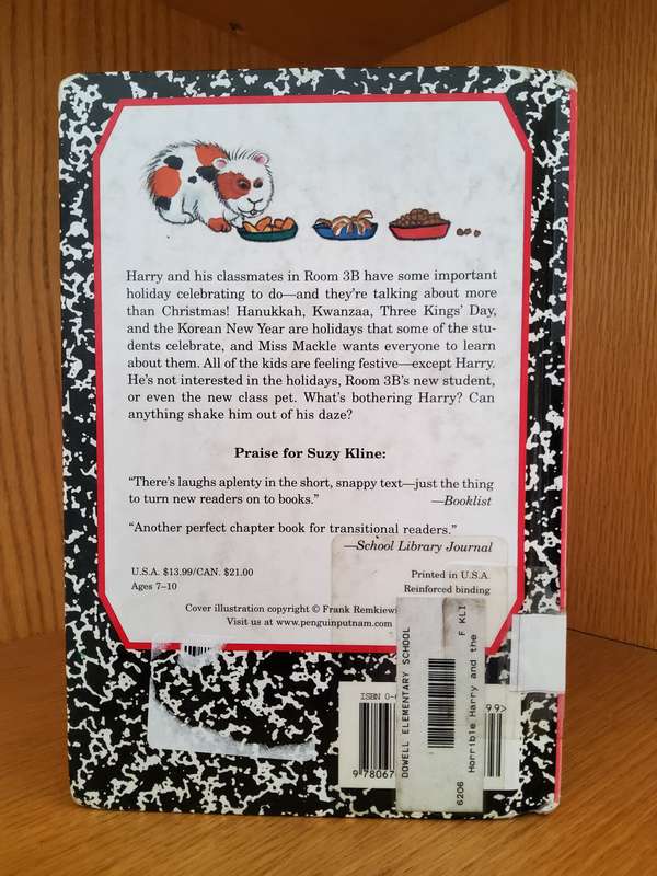 Horrible Harry and the Holidaze by Suzy Kline