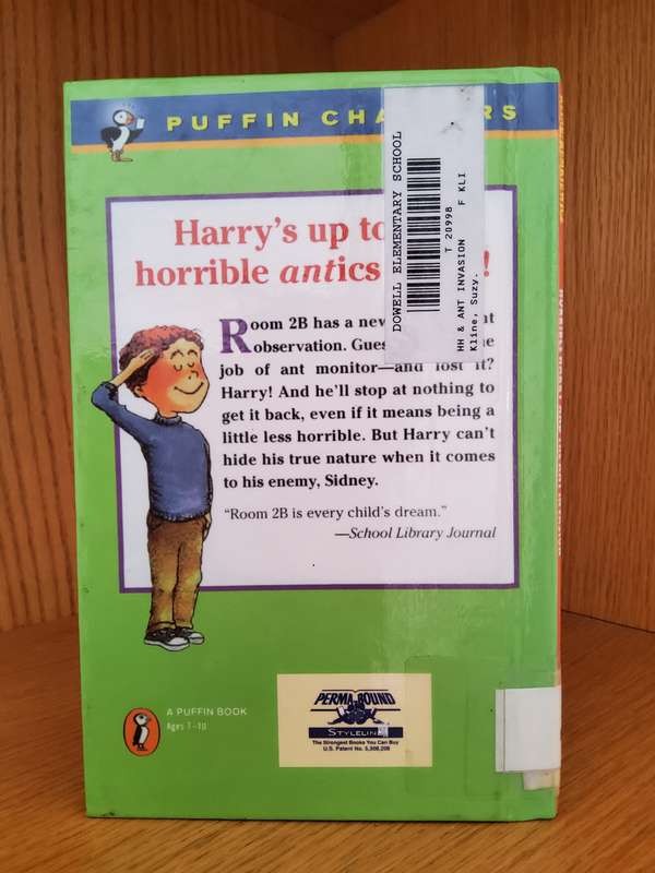 Horrible Harry and the Ant Invasion by Suzy Kline