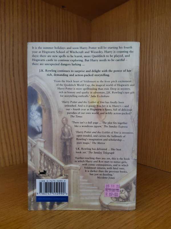 Harry Potter and the Goblet of Fire First (1st) Edition by J K Rowling
