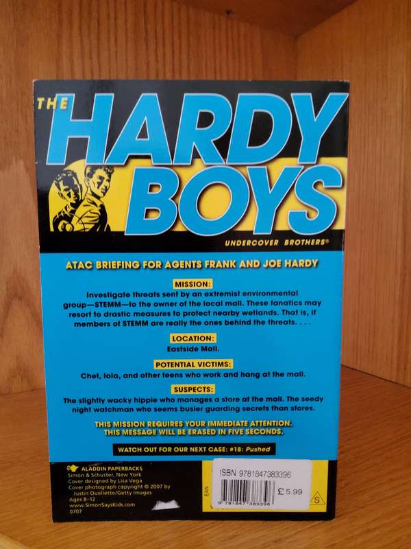 Hardy Boys Murder at the Mall by Franklin W Dixon
