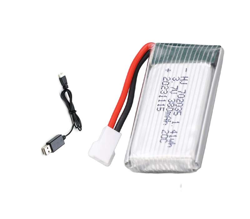 Boss 3.7V 380mAh HYY702035 Li-poly High Performance Rechargeable Drone Battery With XH2.54 Plug Conn