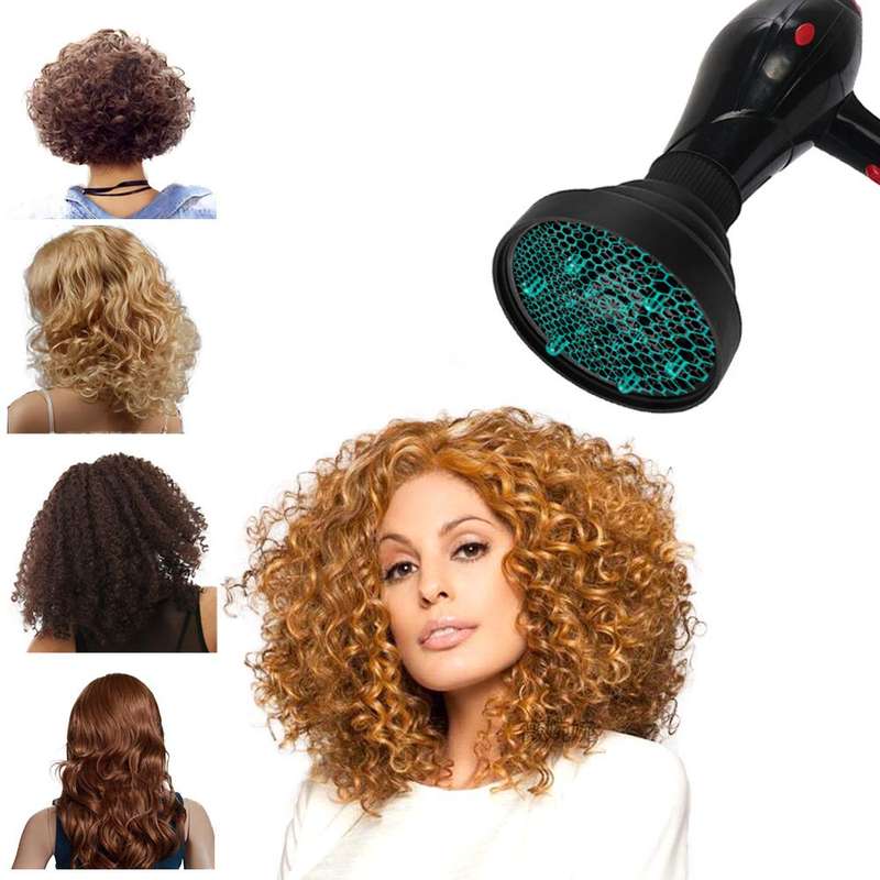 Boss Universal Silicone Folding Hairdryer Diffuser For Enhanced Curly Hair