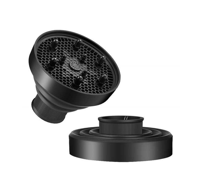 Boss Universal Silicone Folding Hairdryer Diffuser For Enhanced Curly Hair