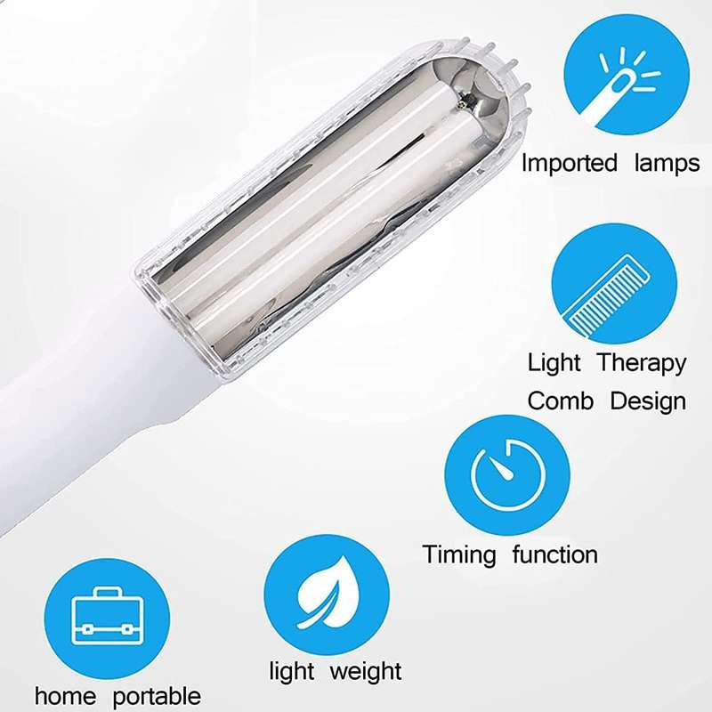 Portable UV Light Therapy Vitiligo Lamp With Timer And LCD Display