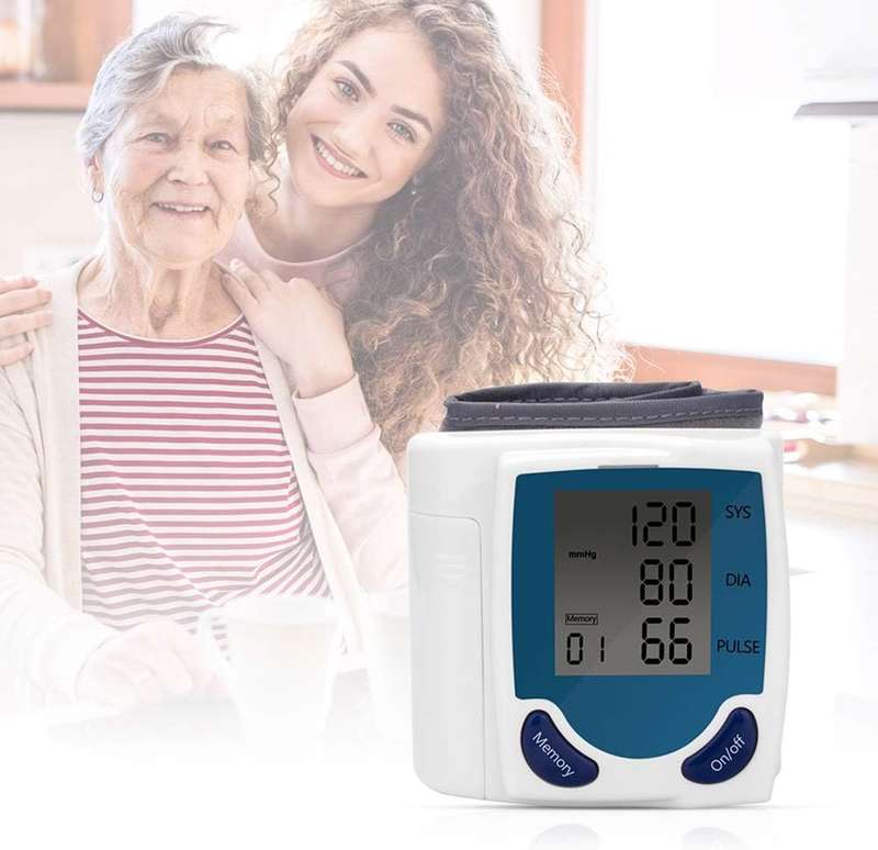 Boss Sphygmomanometer Wristwatch Blood Pressure Monitor Digital Automatic Measure Blood Pressure