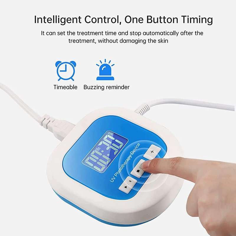 Portable UV Light Therapy Vitiligo Lamp With Timer And LCD Display