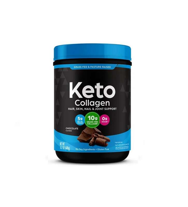 Keto Grass Fed Hydrolyzed Collagen Protein Powder With MCT Oil -Chocolate