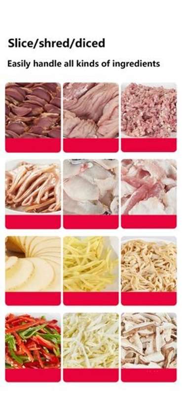 Boss Fully Automatic Multifunctional Desktop Shredder Slicer & Dicing Machine