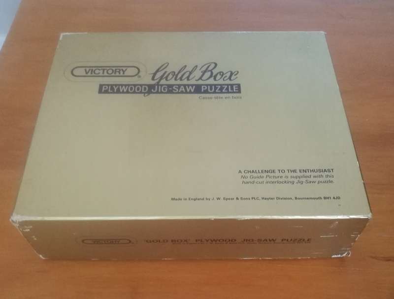 Vintage Victory Goldbox Plywood Jigsaw Puzzle
