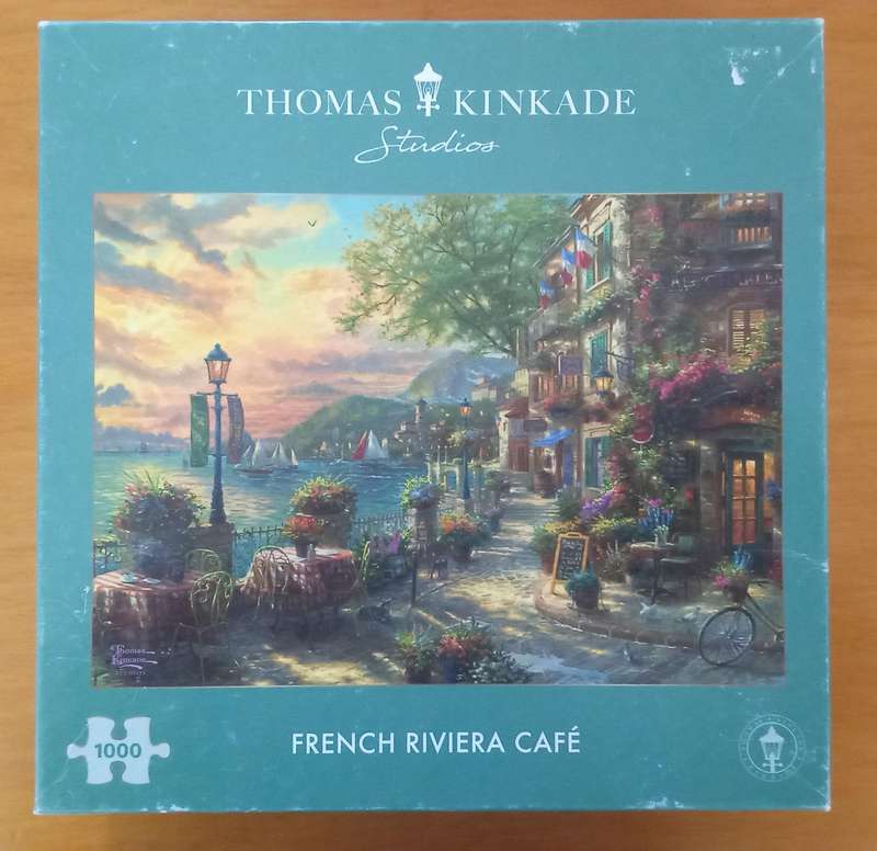 Jigsaw Puzzle, French Rivera Cafe