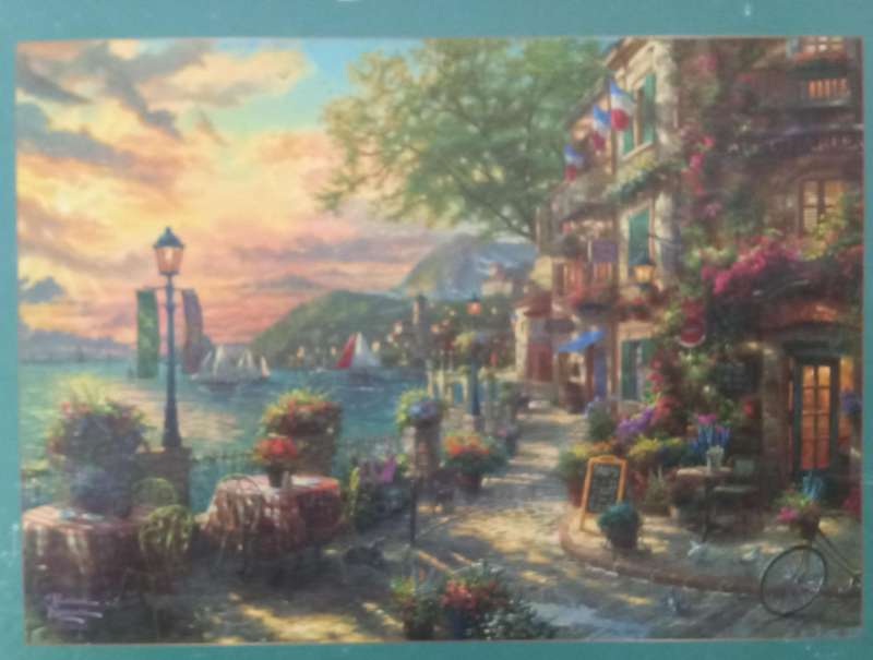 Jigsaw Puzzle, French Rivera Cafe