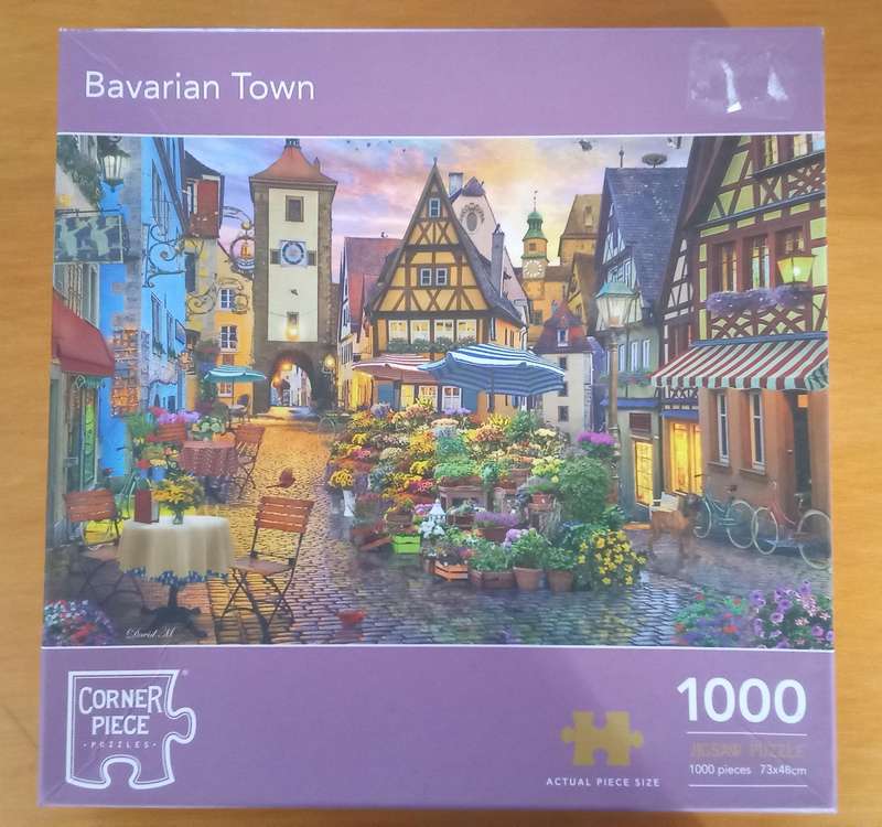 Jigsaw Puzzle, Bavarian Town