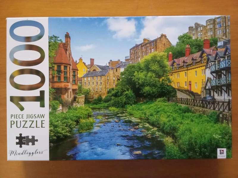 Mindbogglers, 1000 piece Jigsaw Puzzle, Dean Village, Edinburgh, Scotland