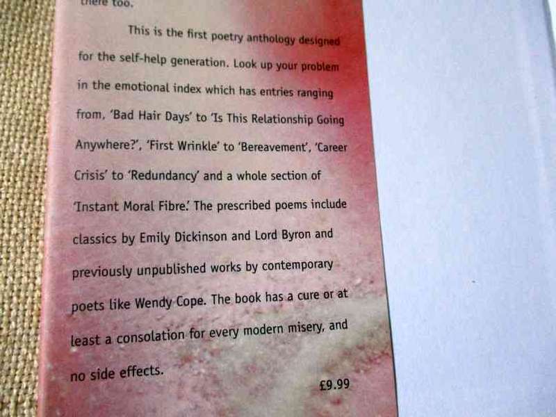 101 POEMS THAT COULD SAVE YOUR LIFE - AN ANTHOLOGY OF EMOTIONAL FIRST AID - EDITED DAISY GOODWIN
