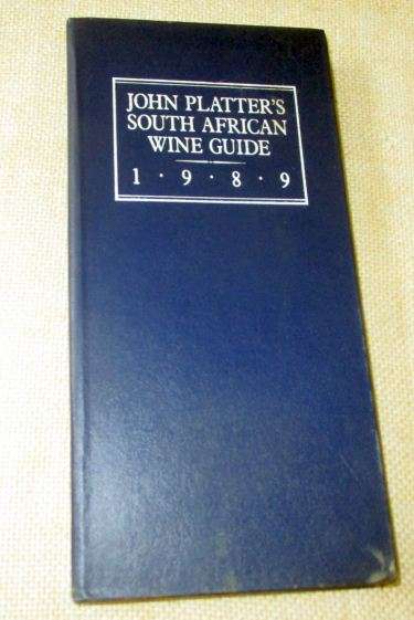 1989 JOHN PLATTER WINE GUIDE / JOHN PLATTER'S SOUTH AFRICAN WINE GUIDE 1989