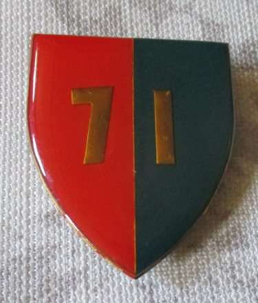 SADF - 71 FIELD WORKSHOP - SHOULDER FLASH