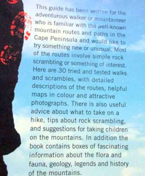 ADVENTURE WALK & SCRAMBLES IN THE CAPE PENINSULA - KAREN WATKINS
