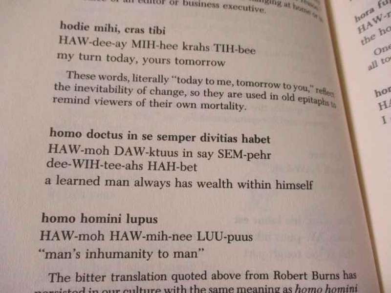 AMO, AMAS, AMAT AND MORE - HOW TO USE LATIN TO YOUR OWN ADVANTAGE AND TO THE ASTONISHMENT OF OTHERS