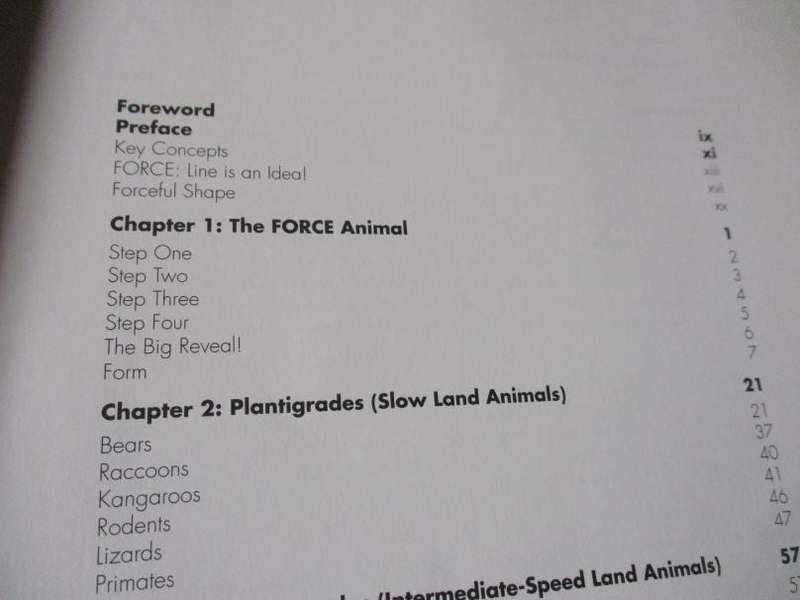 FORCE ANIMAL DRAWING - MICHAEL D MATTESI - ANIMAL LOCOMOTION AND DESIGN CONCEPTS FOR ANIMATORS
