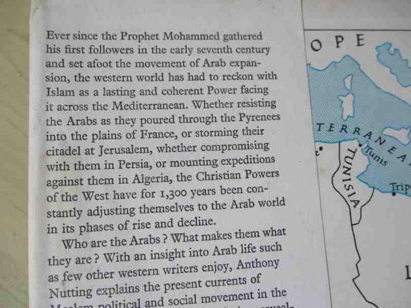 THE ARABS - A NARRATIVE HISTORY FROM MOHAMMED TO THE PRESENT - ANTHONY NUTTING