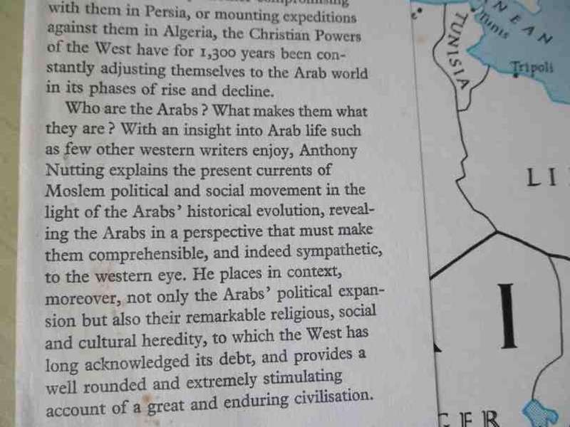 THE ARABS - A NARRATIVE HISTORY FROM MOHAMMED TO THE PRESENT - ANTHONY NUTTING