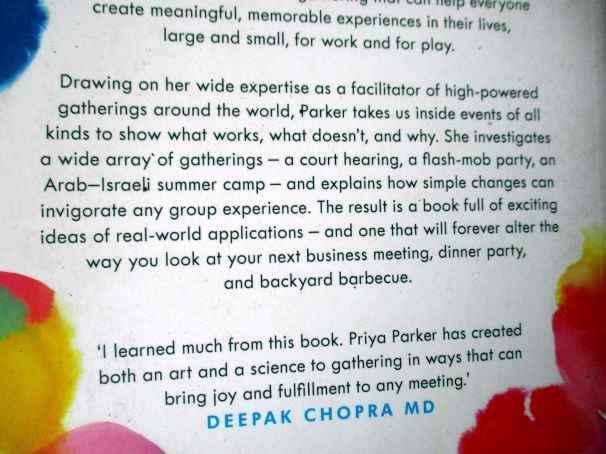 THE ART OF GATHERING - HOW WE MEET AND WHY IT MATTERS - PRIYA PARKER