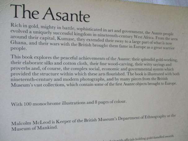 THE ASANTE - M.D. McLEOD