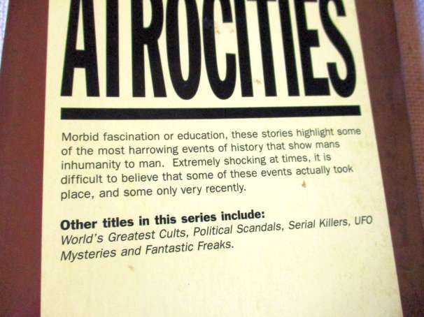THE WORLD'S WORST ATROCITIES     - NIGEL CAWTHORNE