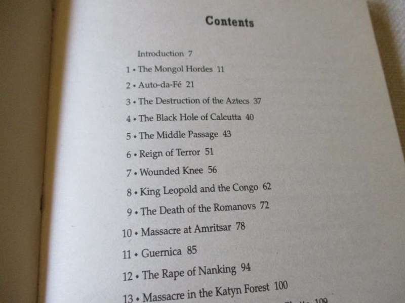THE WORLD'S WORST ATROCITIES     - NIGEL CAWTHORNE