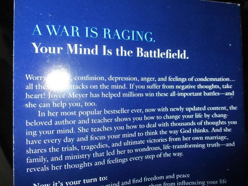 BATTLEFIELD OF THE MIND - WINNING THE BATTLE IN YOUR MIND - JOYCE MEYER