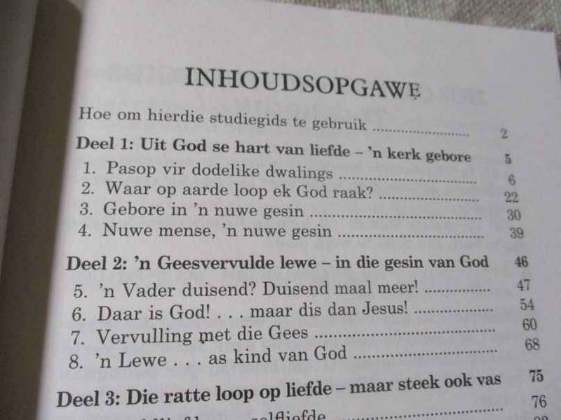 EK WIL LEEF EN LIEFHE, HERE - VIR JOU EIE BYBELSTUDIE OOR 1 JOHANNES - JAN VAN DER WATT