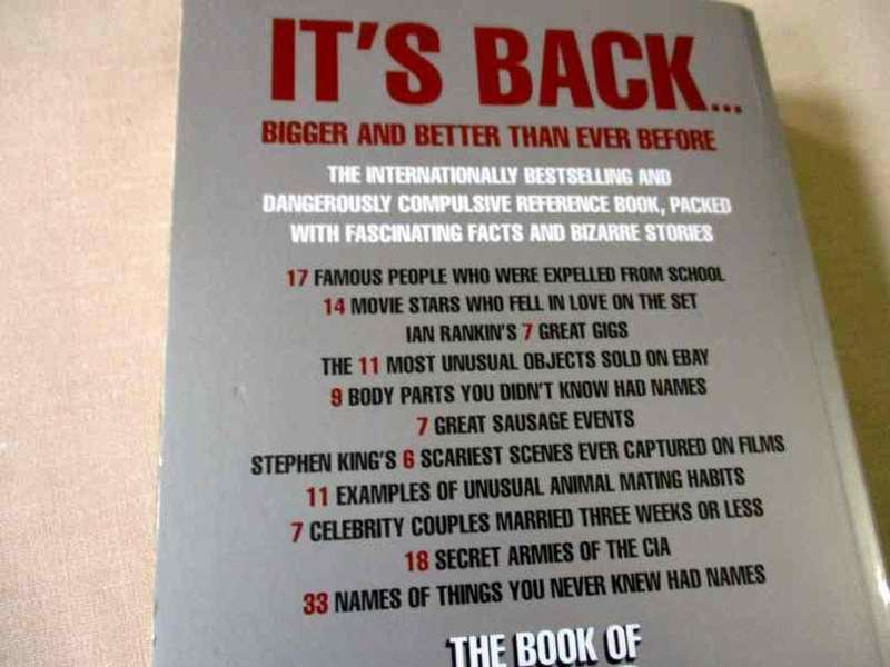 THE BOOK OF LISTS - THE ORIGINAL COMPENDIUM OF CURIOUS INFORMATION - DAVID WALLECHINSKY