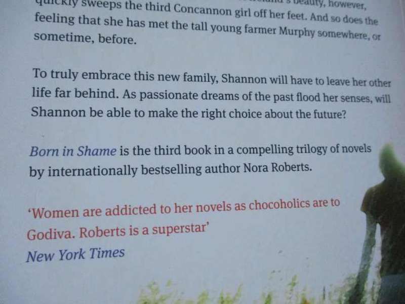 BORN IN SHAME - BOOK THREE OF THE BORN TRILOGY - NORA ROBERTS