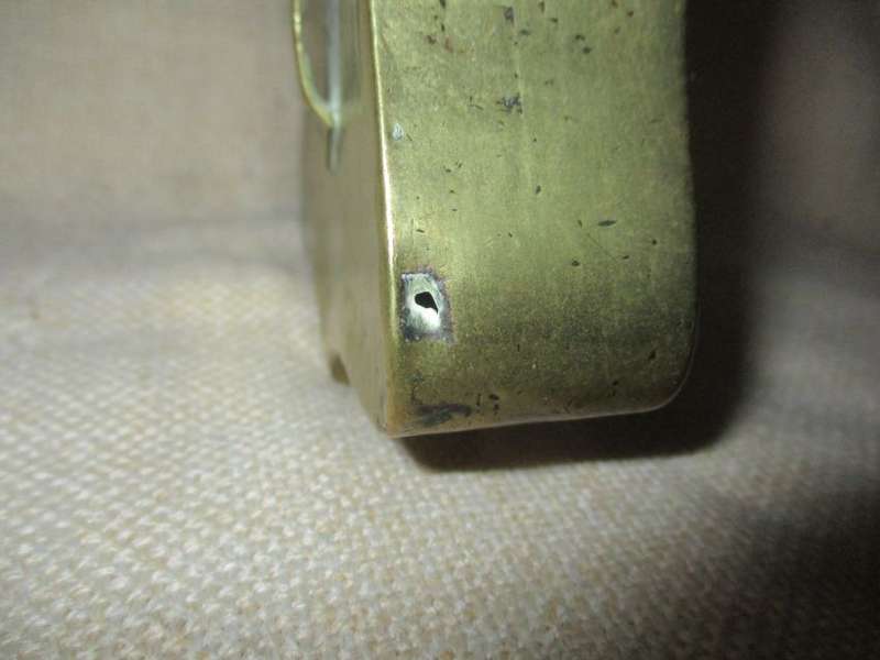 BRASS MILITARY GUN POWER HOLDER