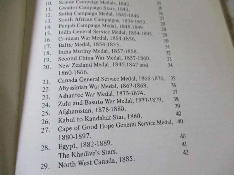 CAMPAIGN MEDALS OF THE BRITISH ARMY 1815 - 1972 - AN ILLUSTRATED REFERENCE GUIDE FOR COLLECTORS -