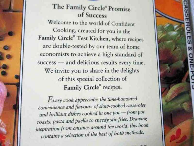 FAMILY CIRCLE FAVOURITE CASSEROLES & ONE-POTS