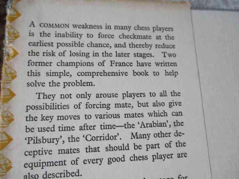 THE ART OF CHECKMATE - GEORGES RENAUD AND VICTOR KAHN