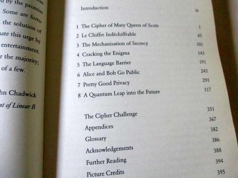 THE CODE BOOK - THE SECRET HISTORY OF CODES AND CODE-BREAKING - SIMON SINGH