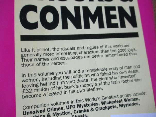 THE WORLD'S GREATEST CROOKS & CONMEN  - NIGEL BUNDELL