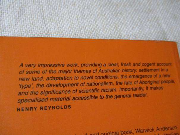 THE CULTIVATION OF WHITENESS - SCIENCE, HEALTH AND RACIAL DESTINY IN AUSTRALIA - WARWICK ANDERSON