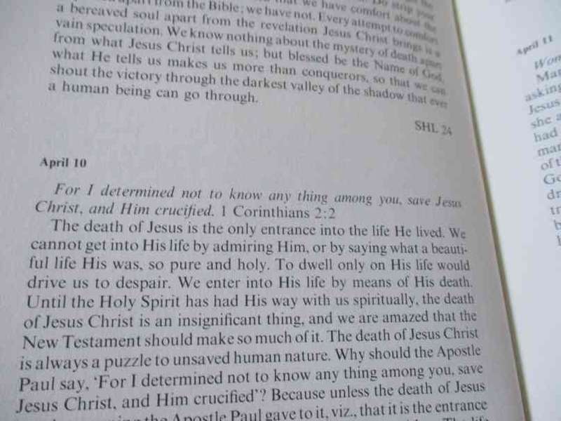 DAILY THOUGHTS FOR DISCIPLES - OSWALD CHAMBERS